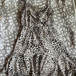 Nordstrom Rowa Leopard Print Dress